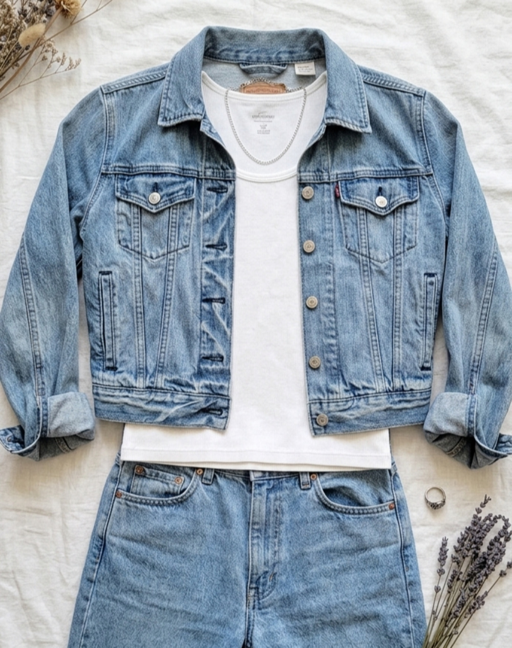 Levi’s Silver Label Denim Trucker Jacket Size L
